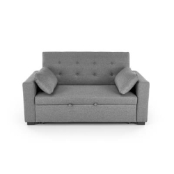PAULINIO sofa rozkładana, popielaty (1p=1szt)-35229