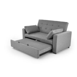 PAULINIO sofa rozkładana, popielaty (1p=1szt)-35230