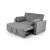 PAULINIO sofa rozkładana, popielaty (1p=1szt)-35218