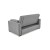 PAULINIO sofa rozkładana, popielaty (1p=1szt)-35221