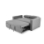PAULINIO sofa rozkładana, popielaty (1p=1szt)-35227