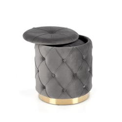 POLLY zestaw 2 puf, popiel (1p=1kpl)-35485