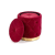POLLY zestaw 2 puf, bordowy (1p=1kpl)-35467