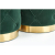POLLY zestaw 2 puf, ciemny zielony (1p=1kpl)-35473
