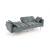 ROBERTO sofa rozkładana popielaty-35774