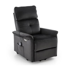 SEMIR 2 fotel wypoczynkowy czarny (2p=1szt)-36226
