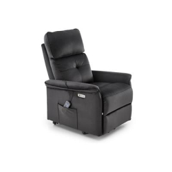 SEMIR 2 fotel wypoczynkowy czarny (2p=1szt)-36234