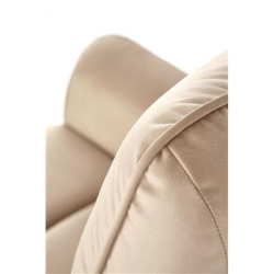 SEMIR fotel z funkcja elektrycznego rozkładania / gniazdo USB, beżowy (2p=1szt)-36261