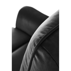 SEMIR fotel z funkcja elektrycznego rozkładania / gniazdo USB, czarny (2p=1szt)-36292
