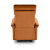 SEMIR fotel z funkcja elektrycznego rozkładania / gniazdo USB, cynamonowy (2p=1szt)-36285