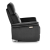 SEMIR fotel z funkcja elektrycznego rozkładania / gniazdo USB, czarny (2p=1szt)-36296