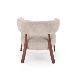 UDON fotel wypoczynkowy cappuccino / orzech (1p=1szt)-37136