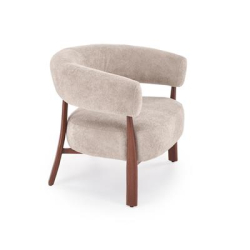 UDON fotel wypoczynkowy cappuccino / orzech (1p=1szt)-37139