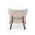 UDON fotel wypoczynkowy cappuccino / orzech (1p=1szt)-37136
