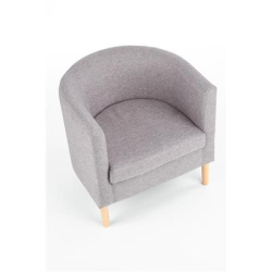 CLUBBY fotel wypoczynkowy popiel (1p=1szt)-38666