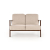 MILANO 2S sofa - beżowy tap. Castel 15 (1p=1szt)-39770