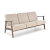 MILANO 3S sofa - beżowy tap. Castel 15 (1p=1szt)